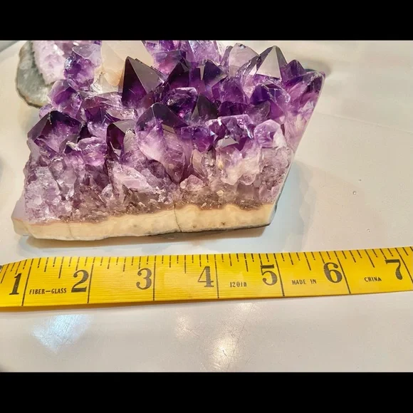 Trio of purple amethyst - Picture 6 of 6